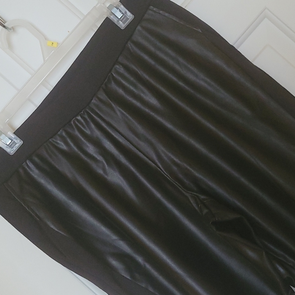 Serena Williams Faux Leather Jogger Pants